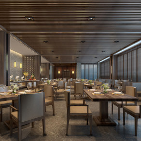 现代餐厅 餐桌 餐椅 主题餐厅 饭店